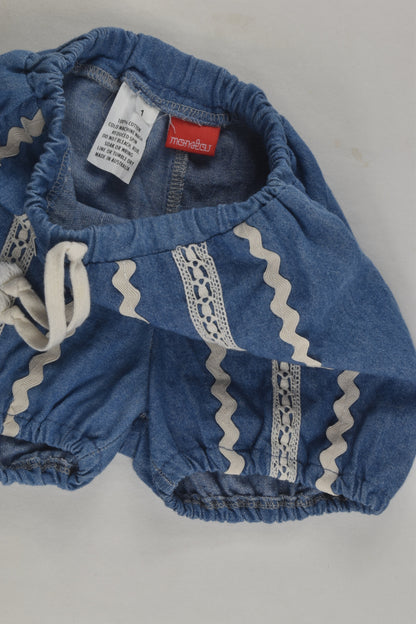 Brand Unknown Size 1 Denim Shorts