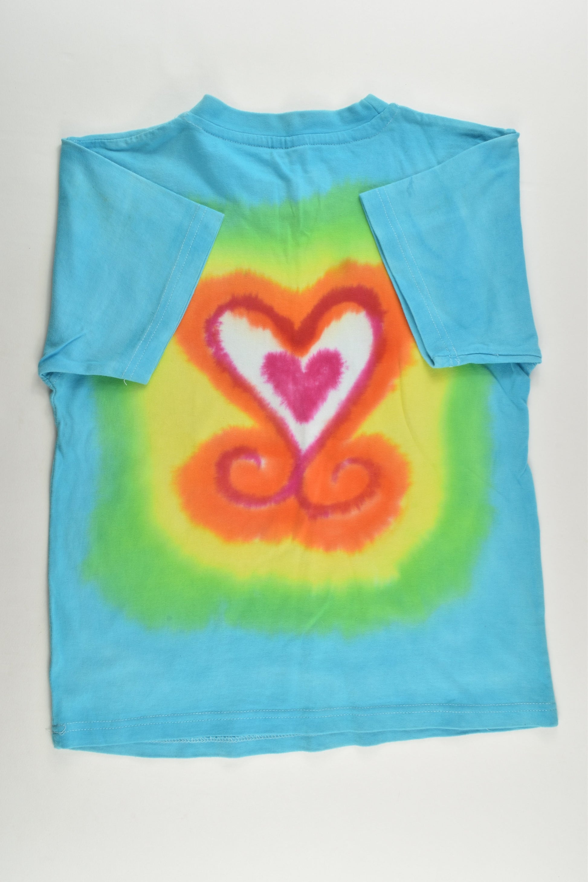 Brand Unknown Size 10 Tie-Dye Love Heart T-shirt