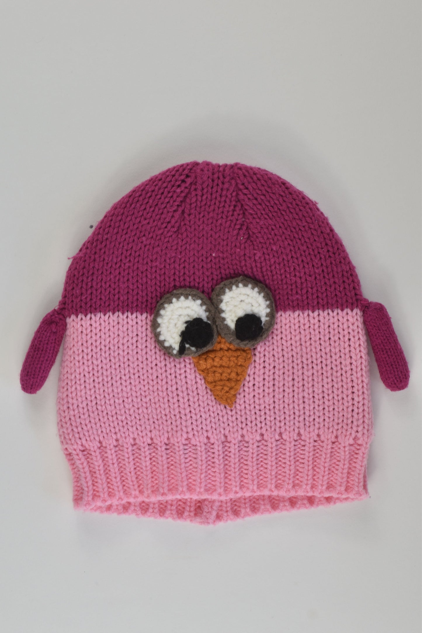 Brand Unknown Size 3-8 Knit Bird Beanie