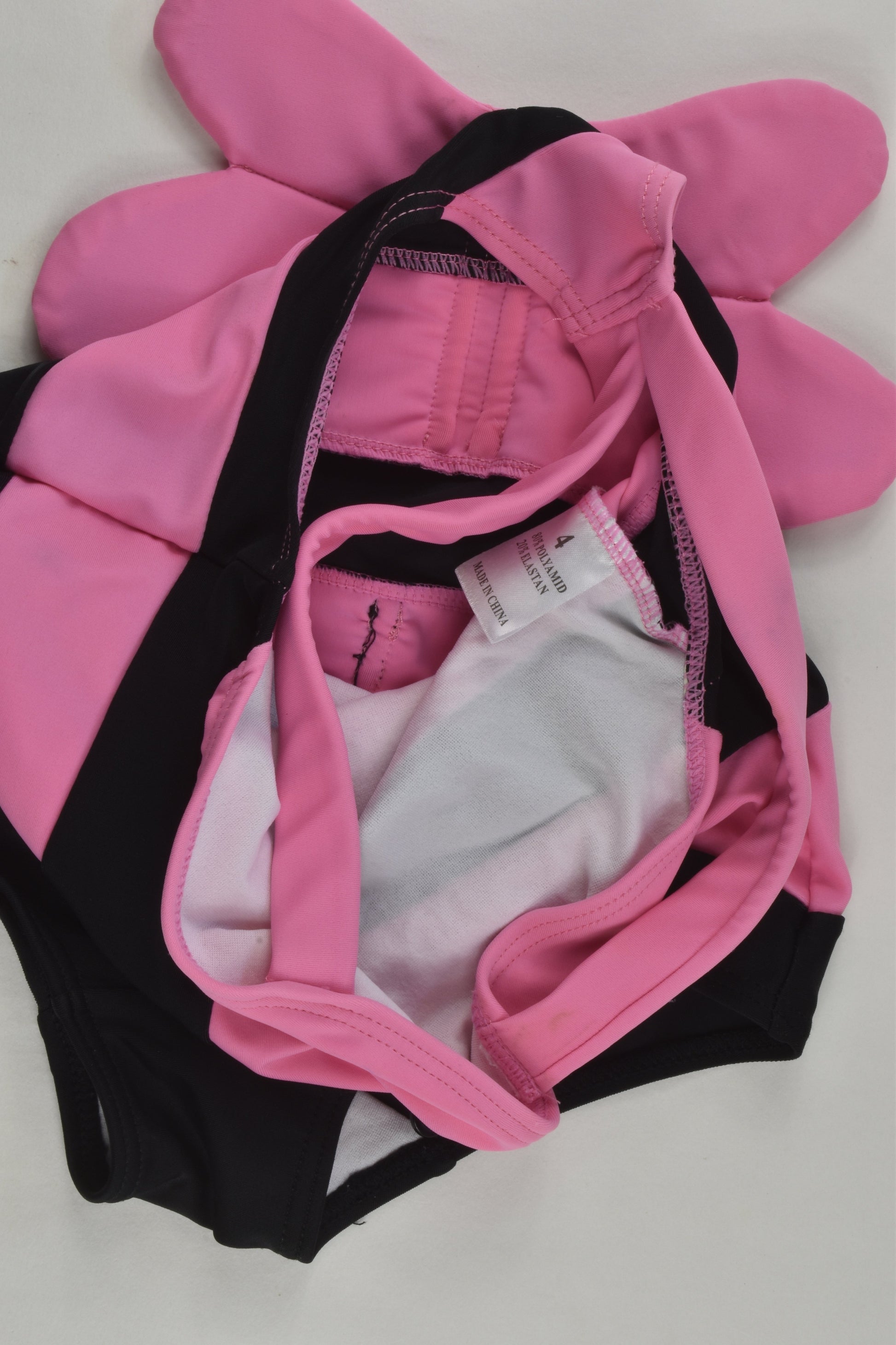 Brand Unknown Size 4 Pink Bee Swimsuit