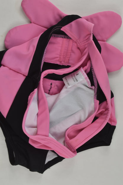 Brand Unknown Size 4 Pink Bee Swimsuit