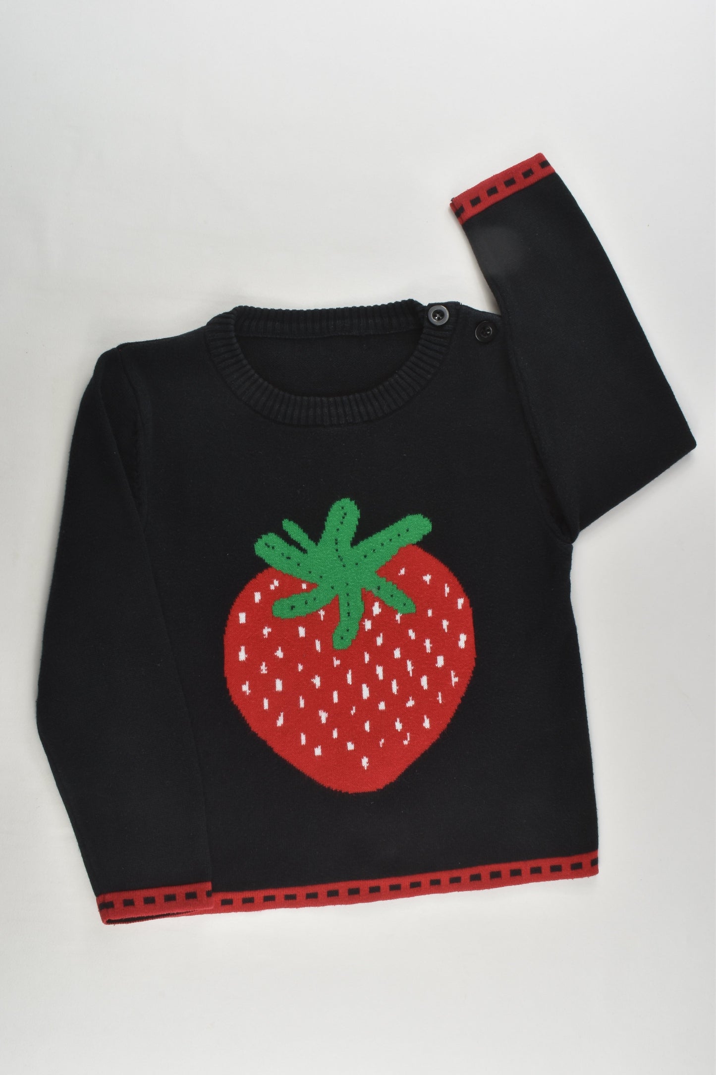 Brand Unknown Size 4 Strawberry Knit Jumper