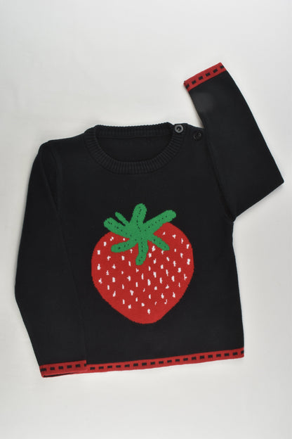Brand Unknown Size 4 Strawberry Knit Jumper