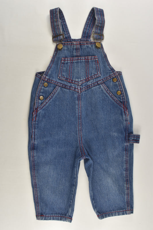 Brand Unknown Size approx 0-1 Vintage Denim Overalls