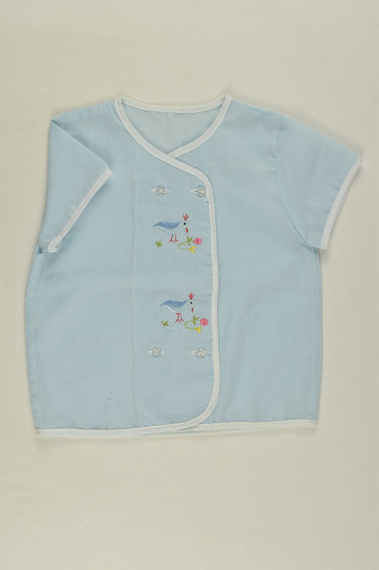 Brand Unknown Size approx 0 Bird Embroidery Vintage Top