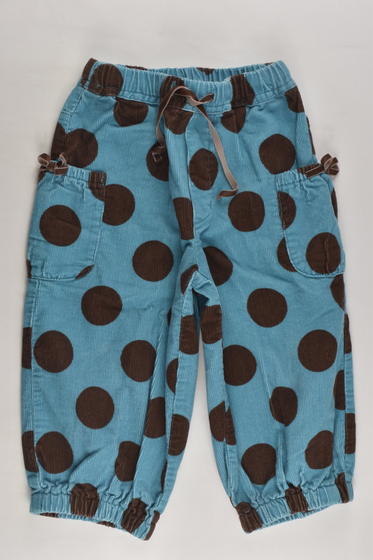 Brand Unknown Size approx 1 Lightweight Cord Polka Dots Pants