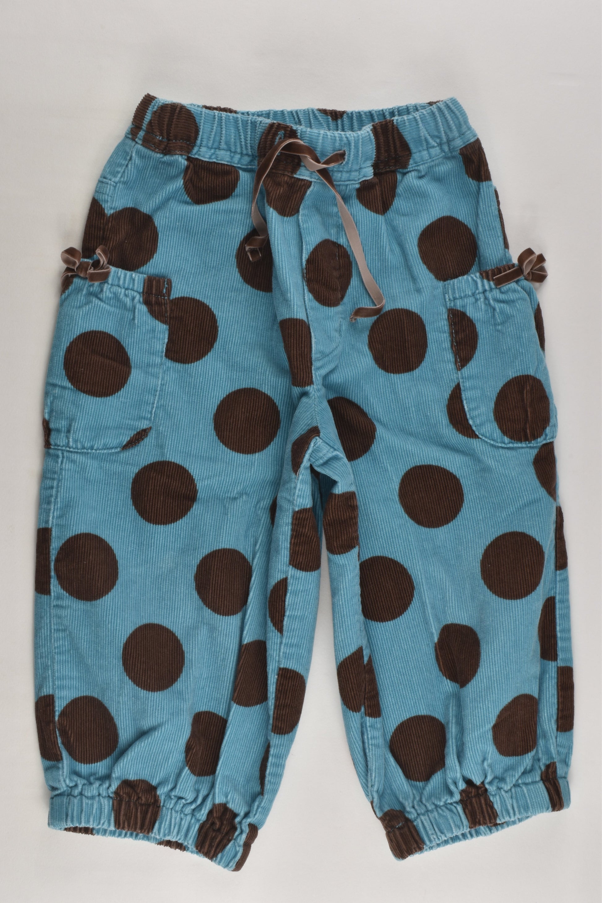 Brand Unknown Size approx 1 Lightweight Cord Polka Dots Pants