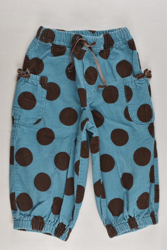 Brand Unknown Size approx 1 Lightweight Cord Polka Dots Pants