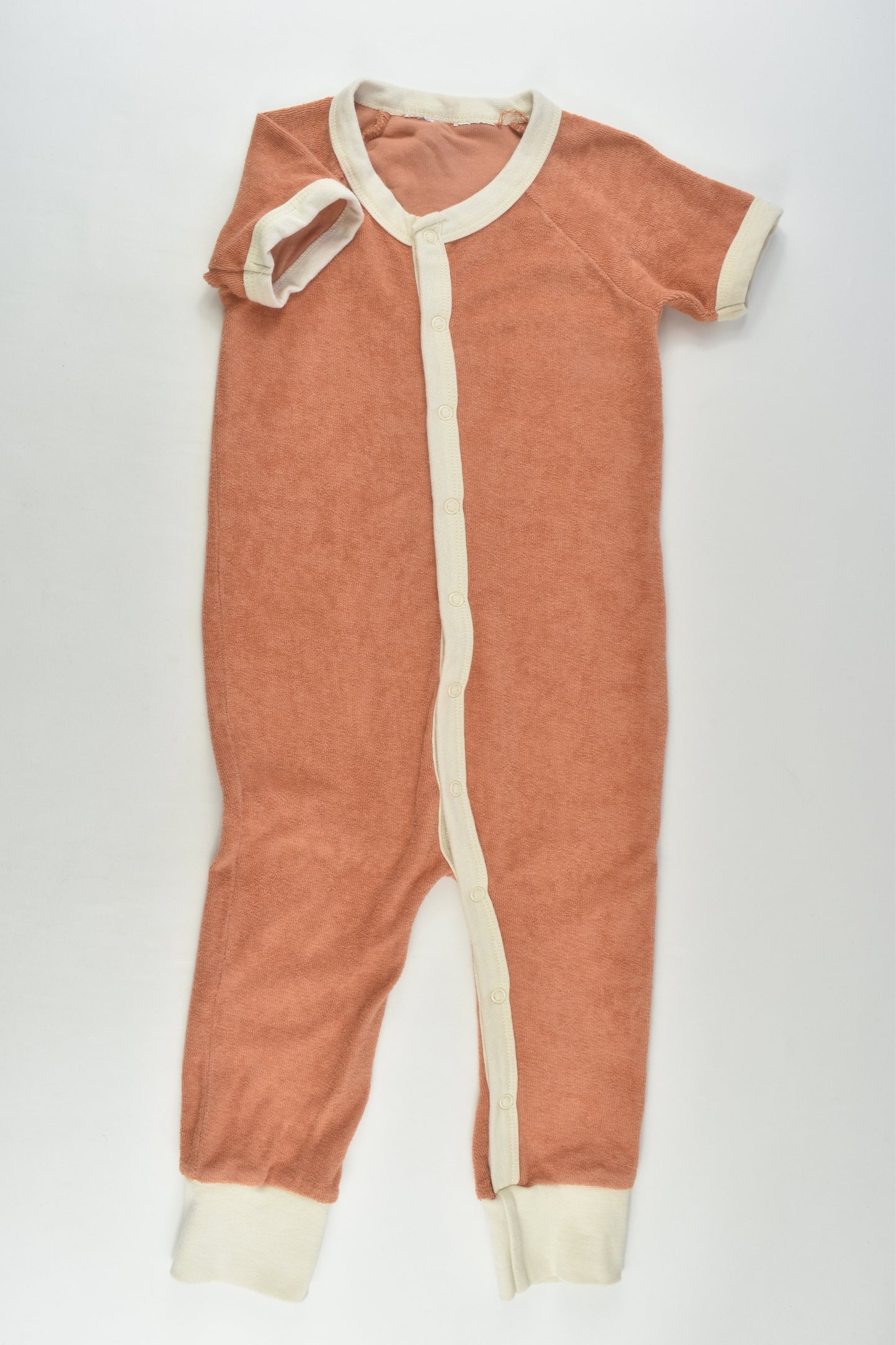 Brand Unknown Size approx 2 Retro Style Terry Romper