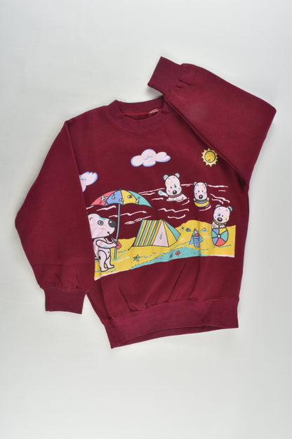 Brand Unknown Size approx 3-4 Dogs at the Beach Sweater