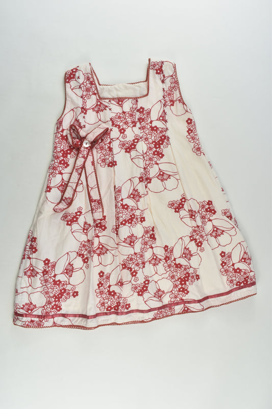 Brand Unknown Size approx 3 Lined Floral Dress