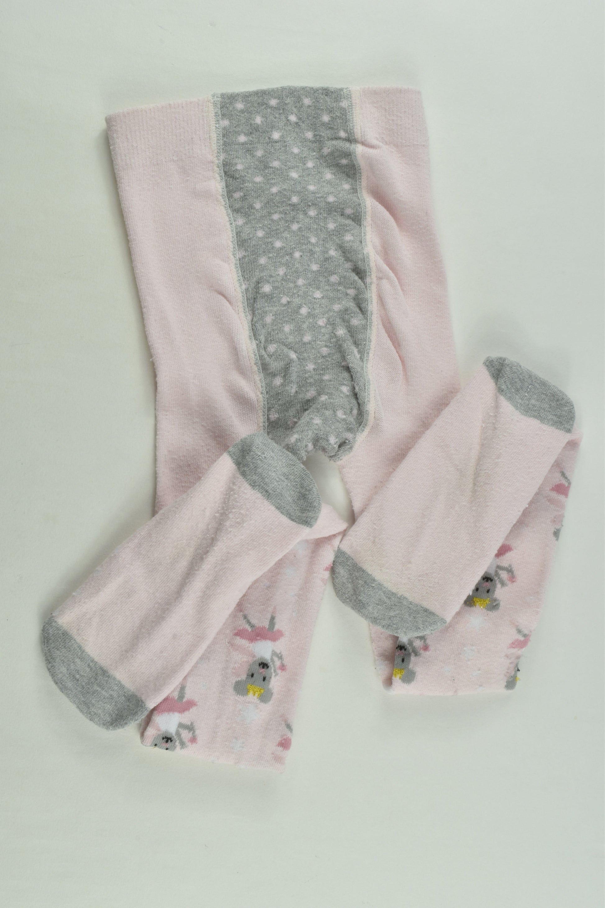 Brand Unknown Size approx 4-5 Footed Tights