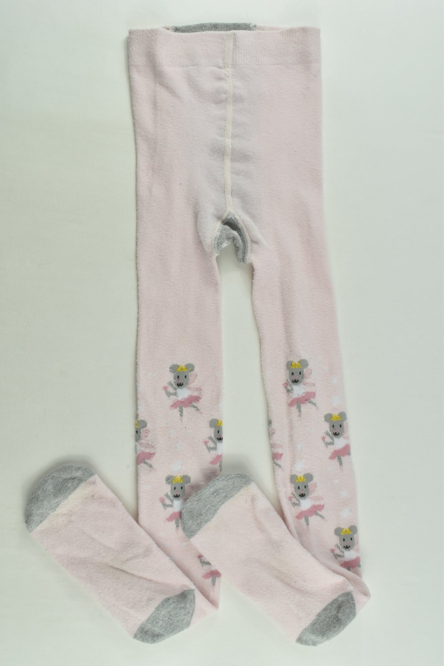 Brand Unknown Size approx 4-5 Footed Tights