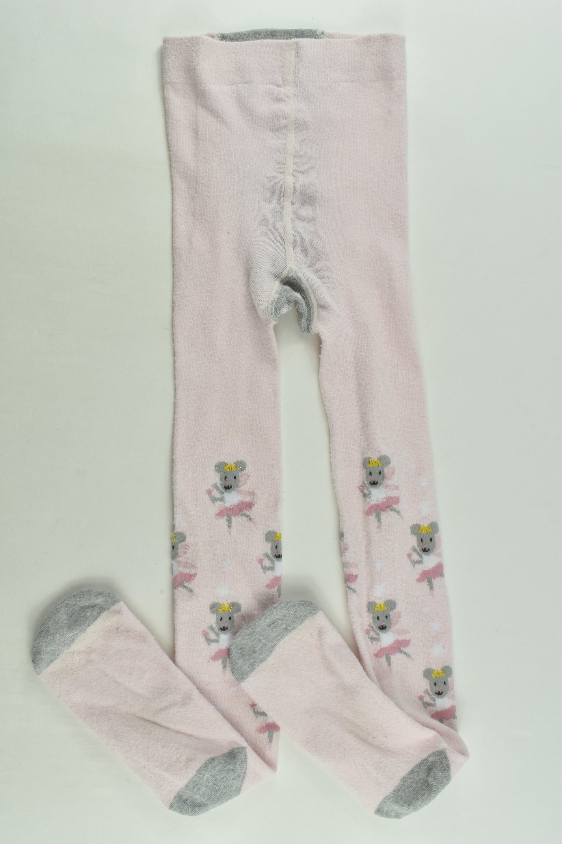 Brand Unknown Size approx 4-5 Footed Tights