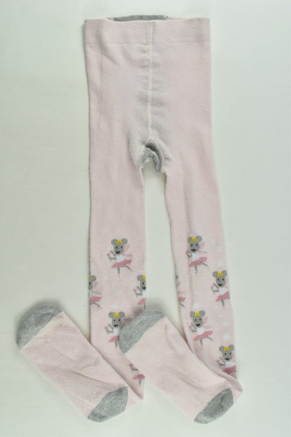 Brand Unknown Size approx 4-5 Footed Tights