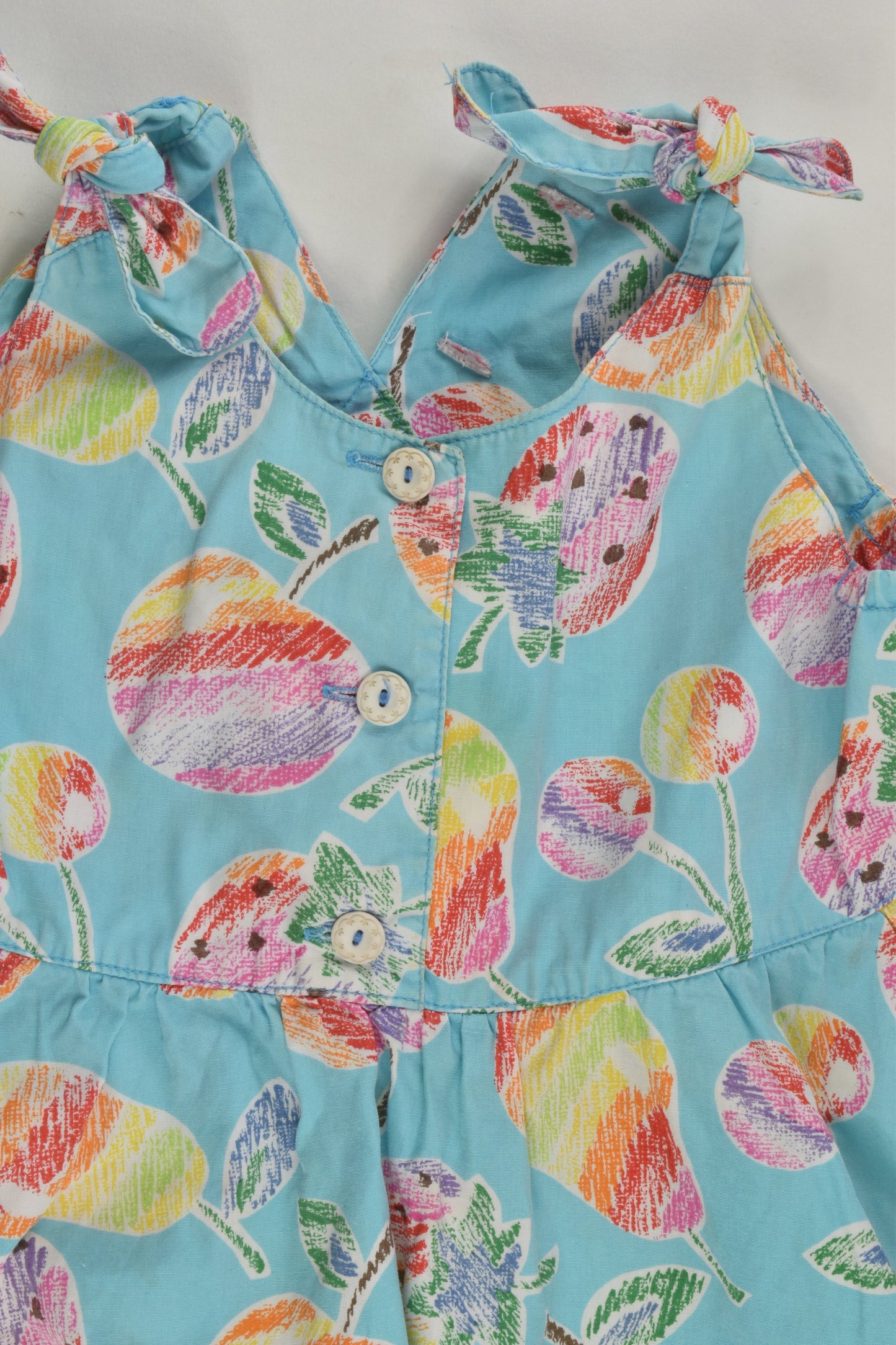 Brand Unknown Size approx 5-6 Fruit Blouse