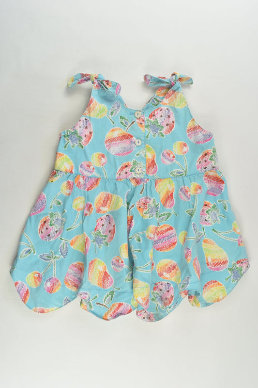 Brand Unknown Size approx 5-6 Fruit Blouse
