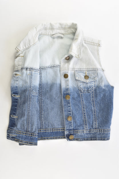 Brand Unknown Size approx 5-6 Stretchy Denim Vest