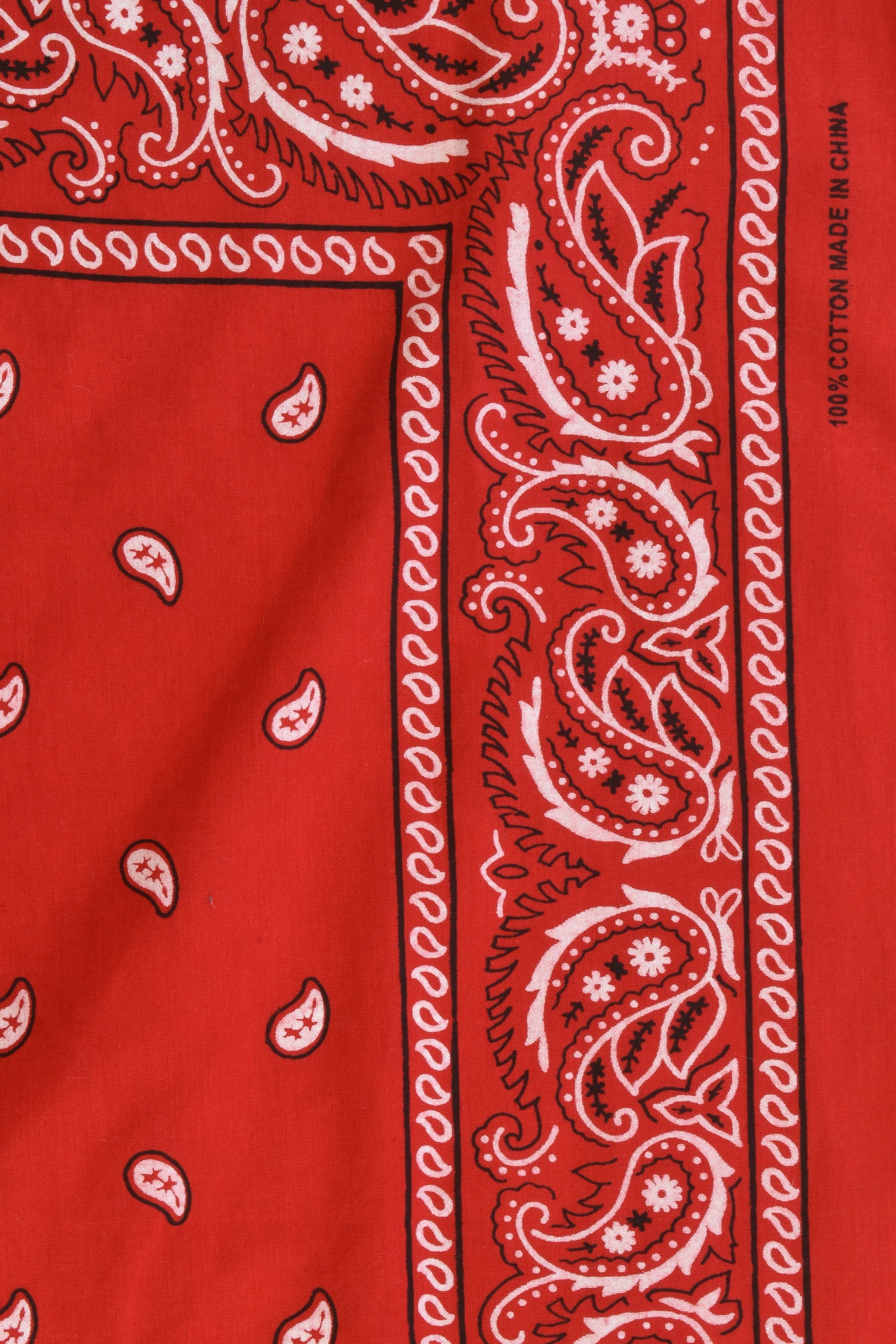 Brand unknown One Size Wild and Free Print Cotton Scarf Red