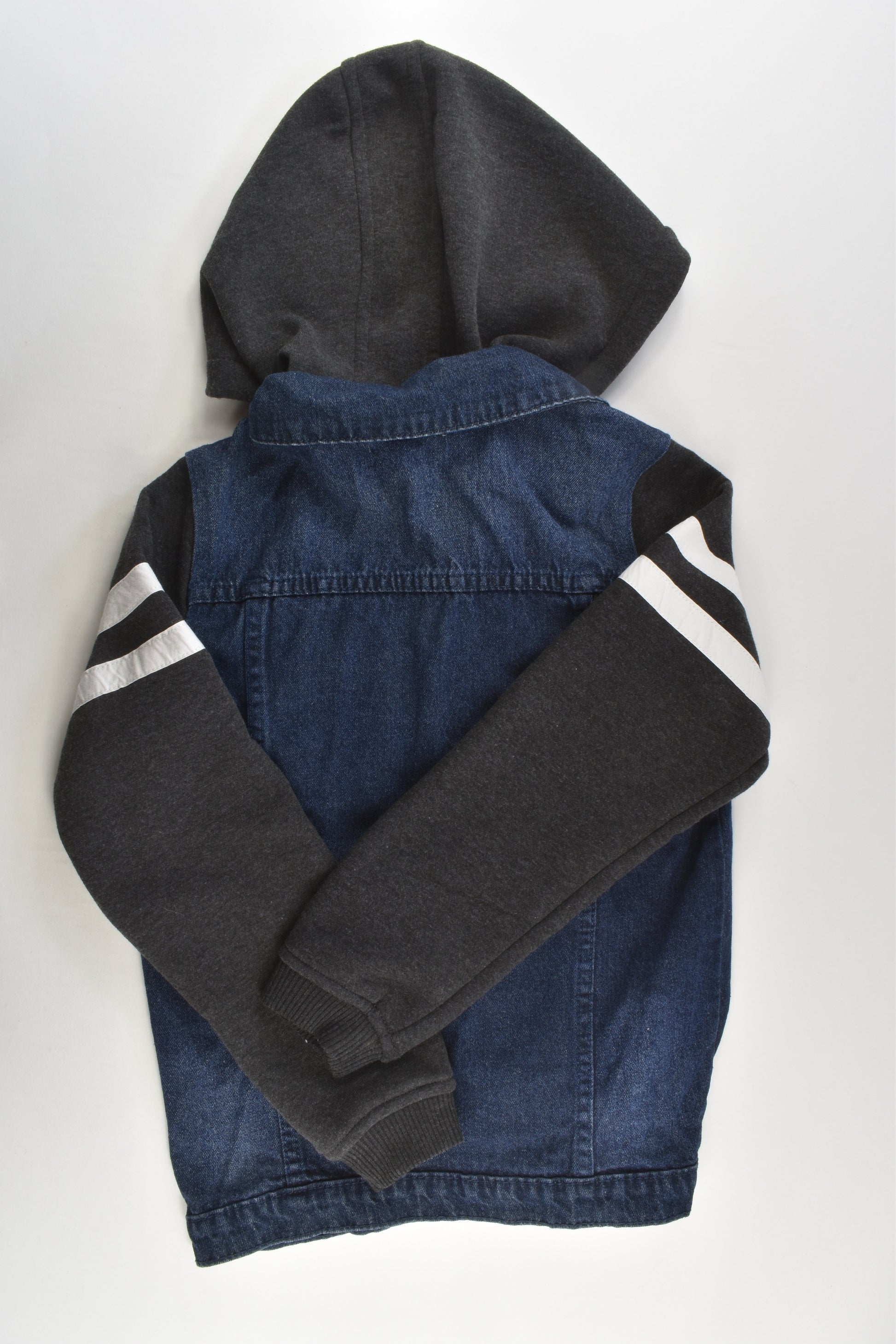 Breakers Size 12 Hooded Denim Jacket