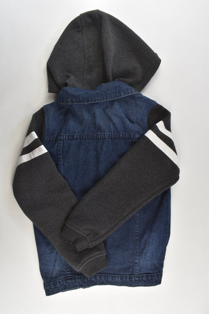 Breakers Size 12 Hooded Denim Jacket