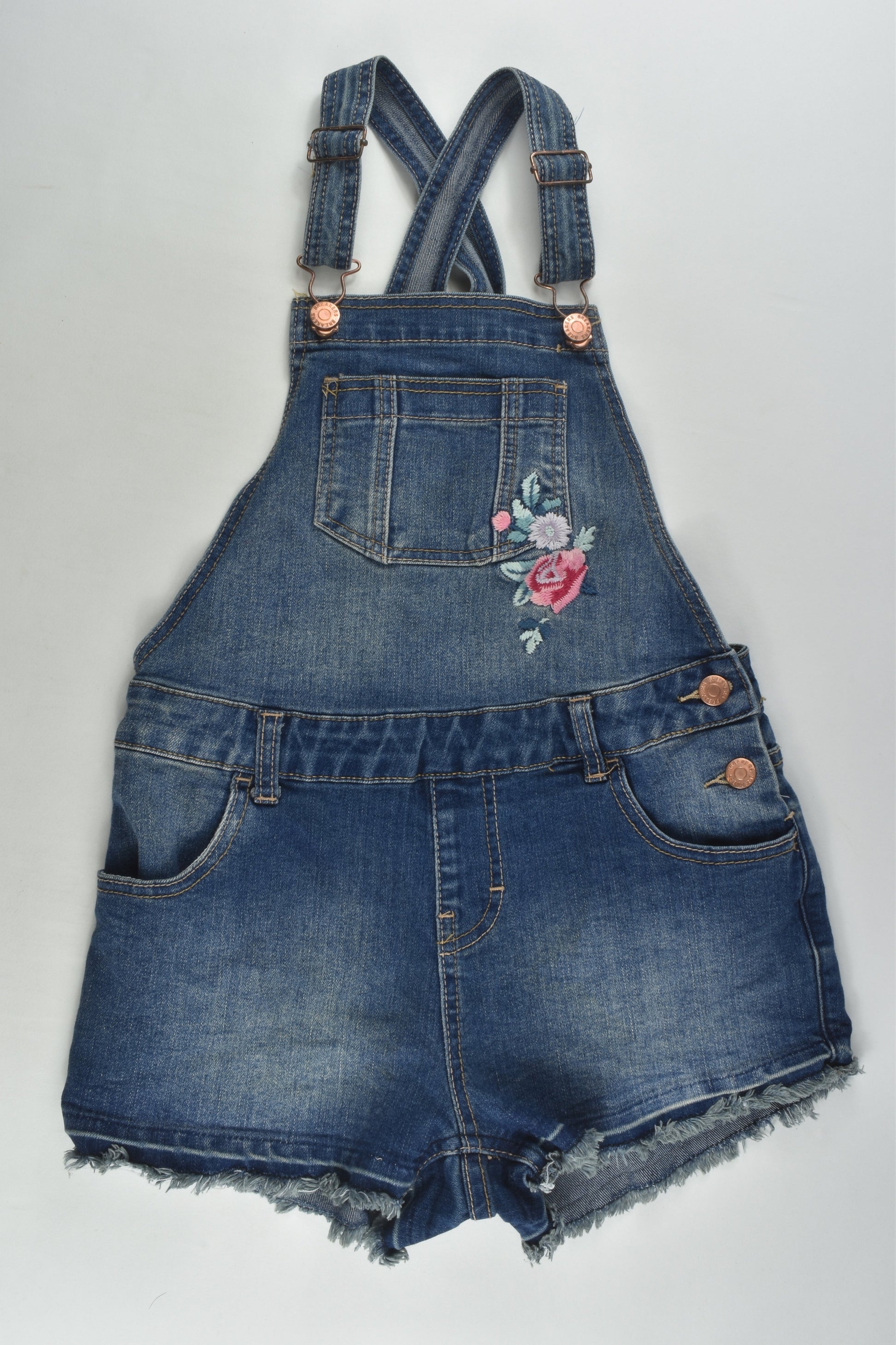 Breakers Size 12 Short Denim Overalls