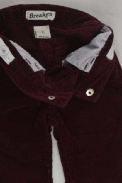 Breakers Size 2 Stretchy Cord Pants