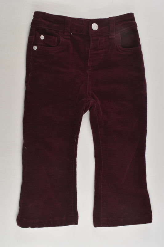 Breakers Size 2 Stretchy Cord Pants