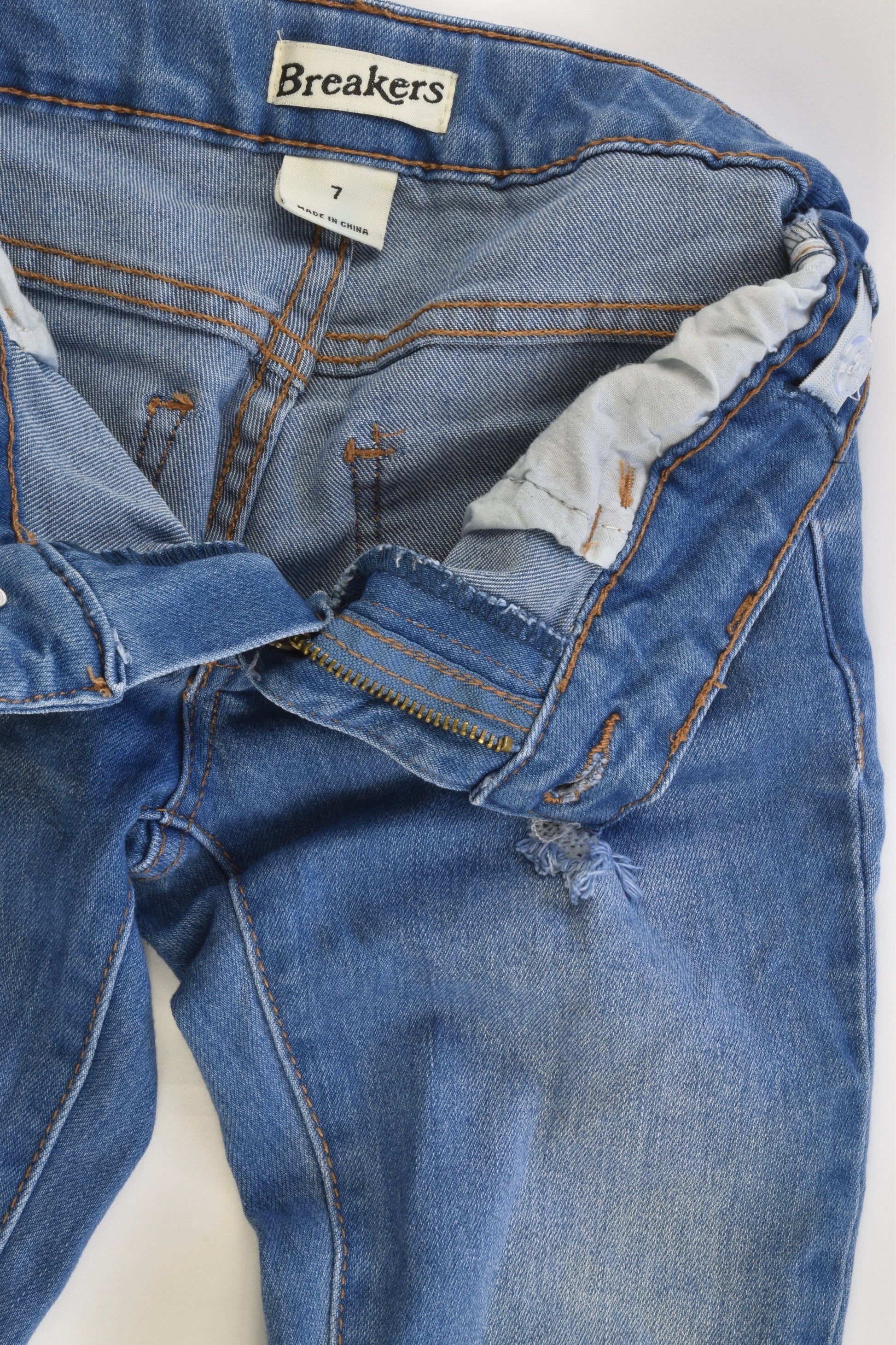 Breakers Size 7 Stretchy Denim Pants