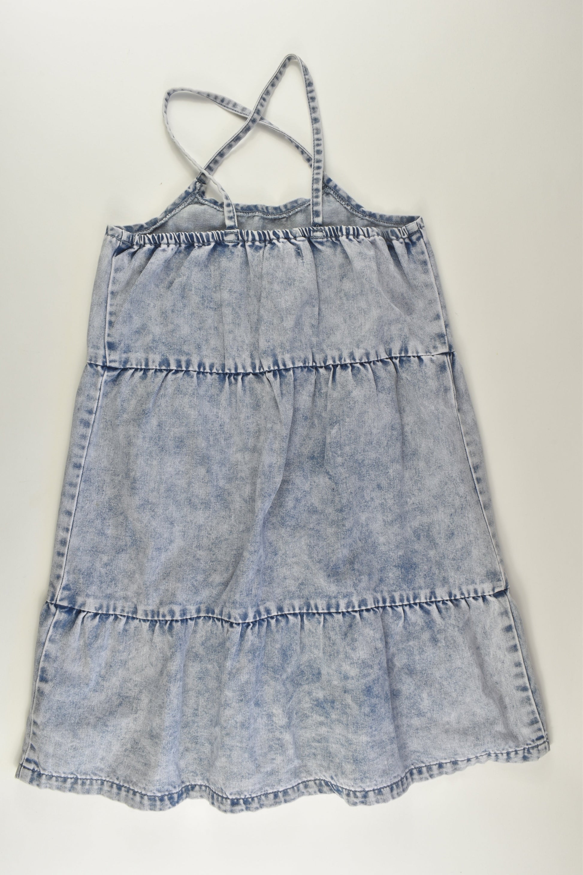 Breakers Size 8 Acid Wash Denim Dress