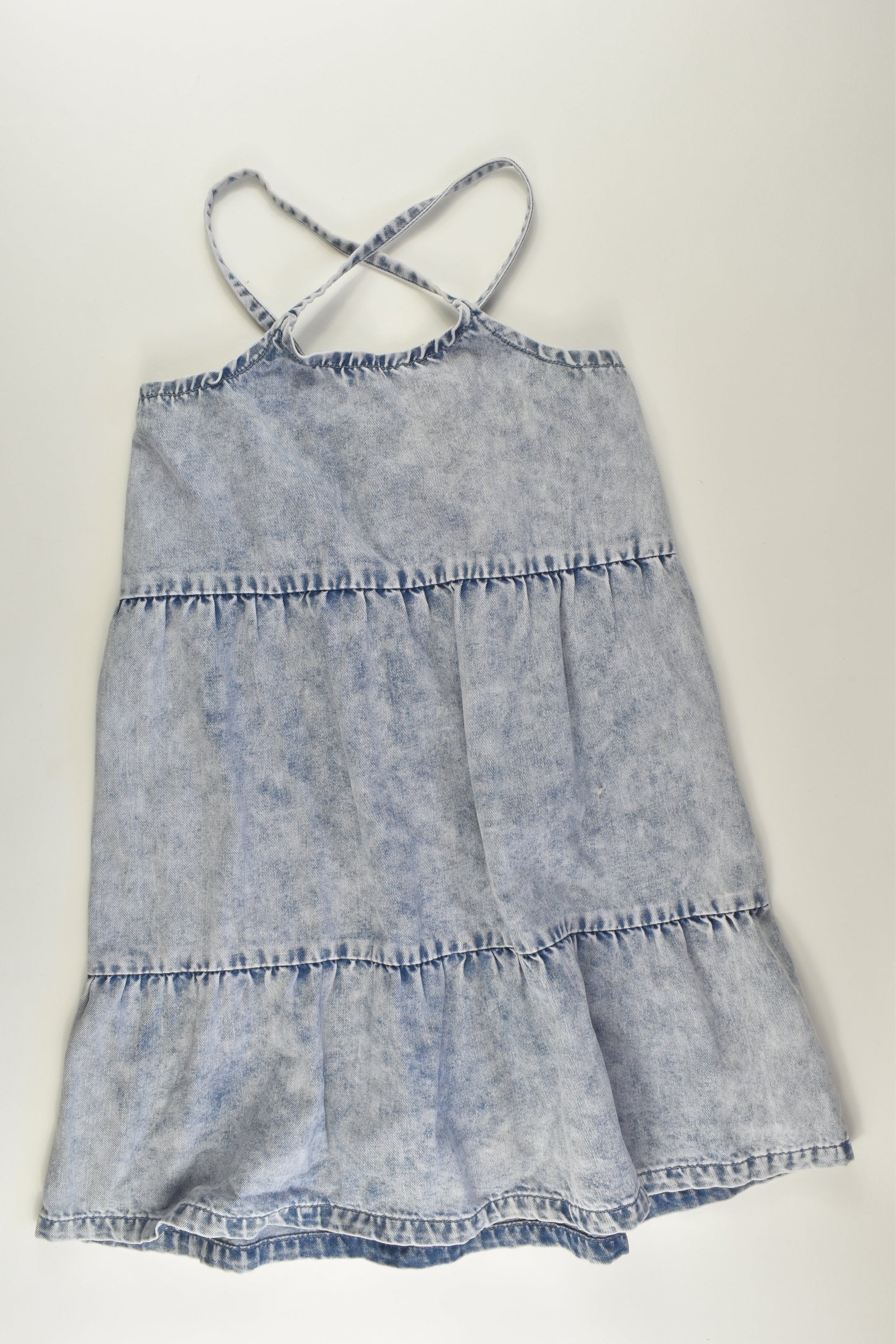 Breakers Size 8 Acid Wash Denim Dress