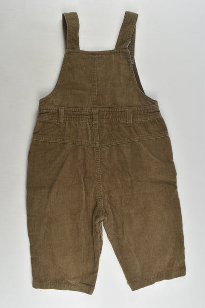 Bright Bots Size 0 Cord Overalls