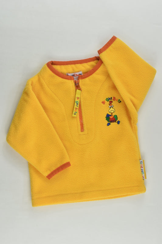 Bright Bots Size 000 Fleece Jumper