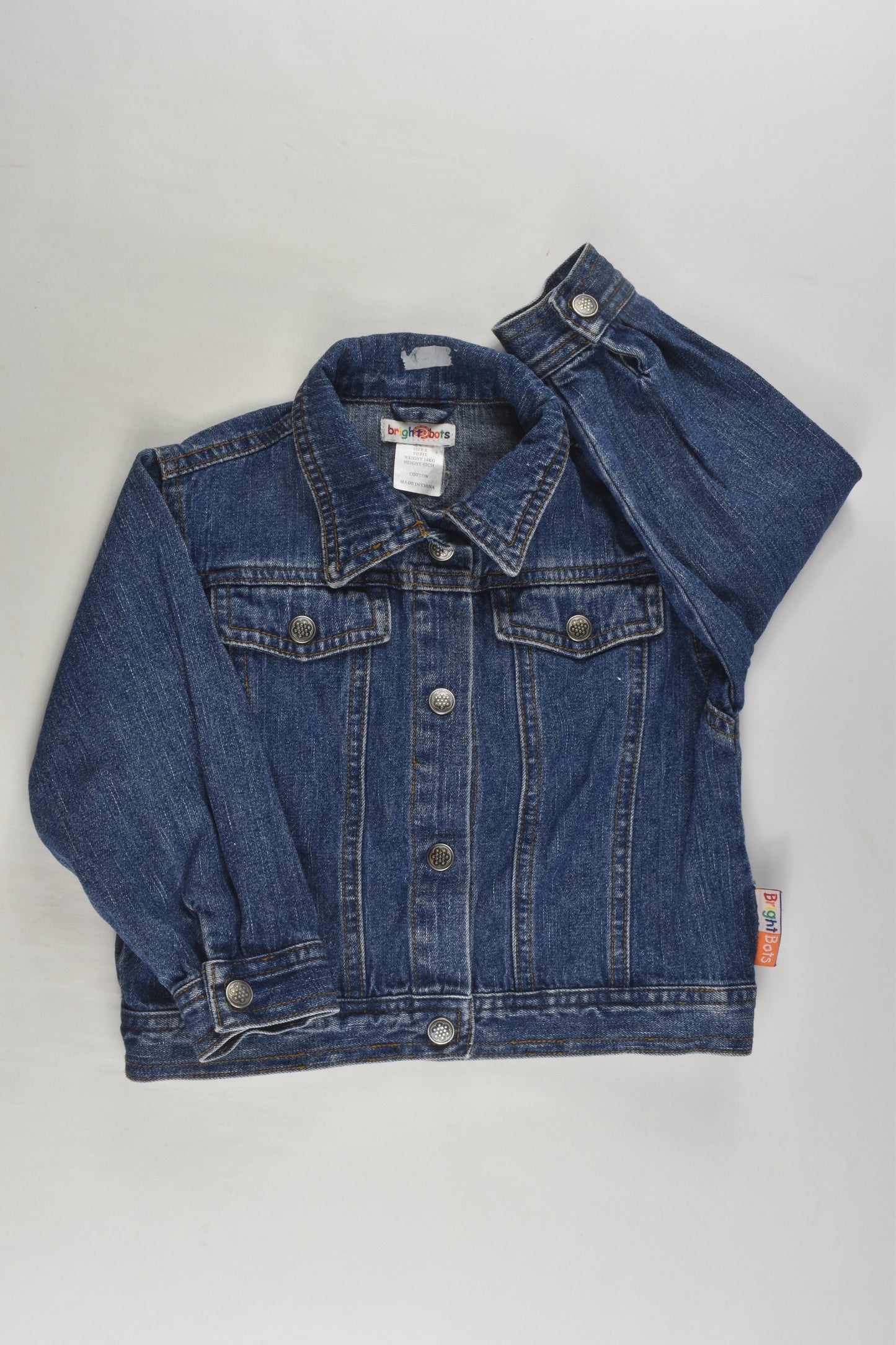 Bright Bots Size 2 Denim Jacket