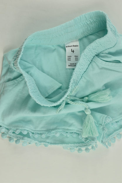 Brilliant Basics Size 4 Shorts