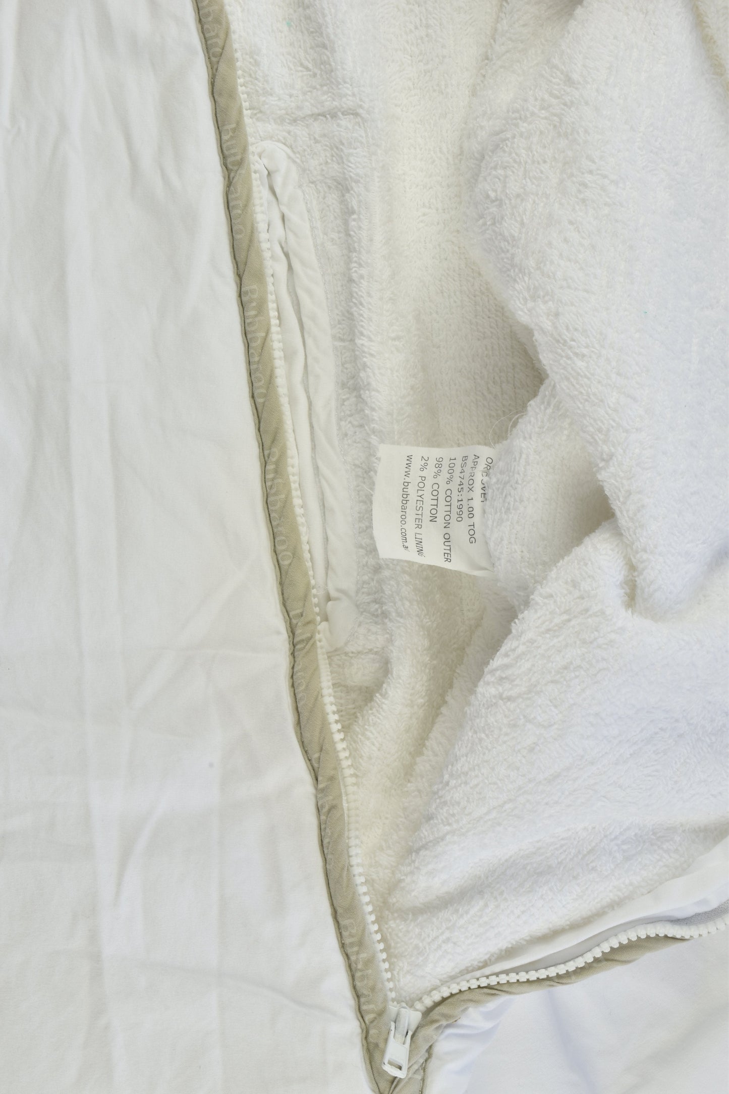 Bubbaroo Size 00 (Up to 6 months) 1.0 Tog Sleeping Bag