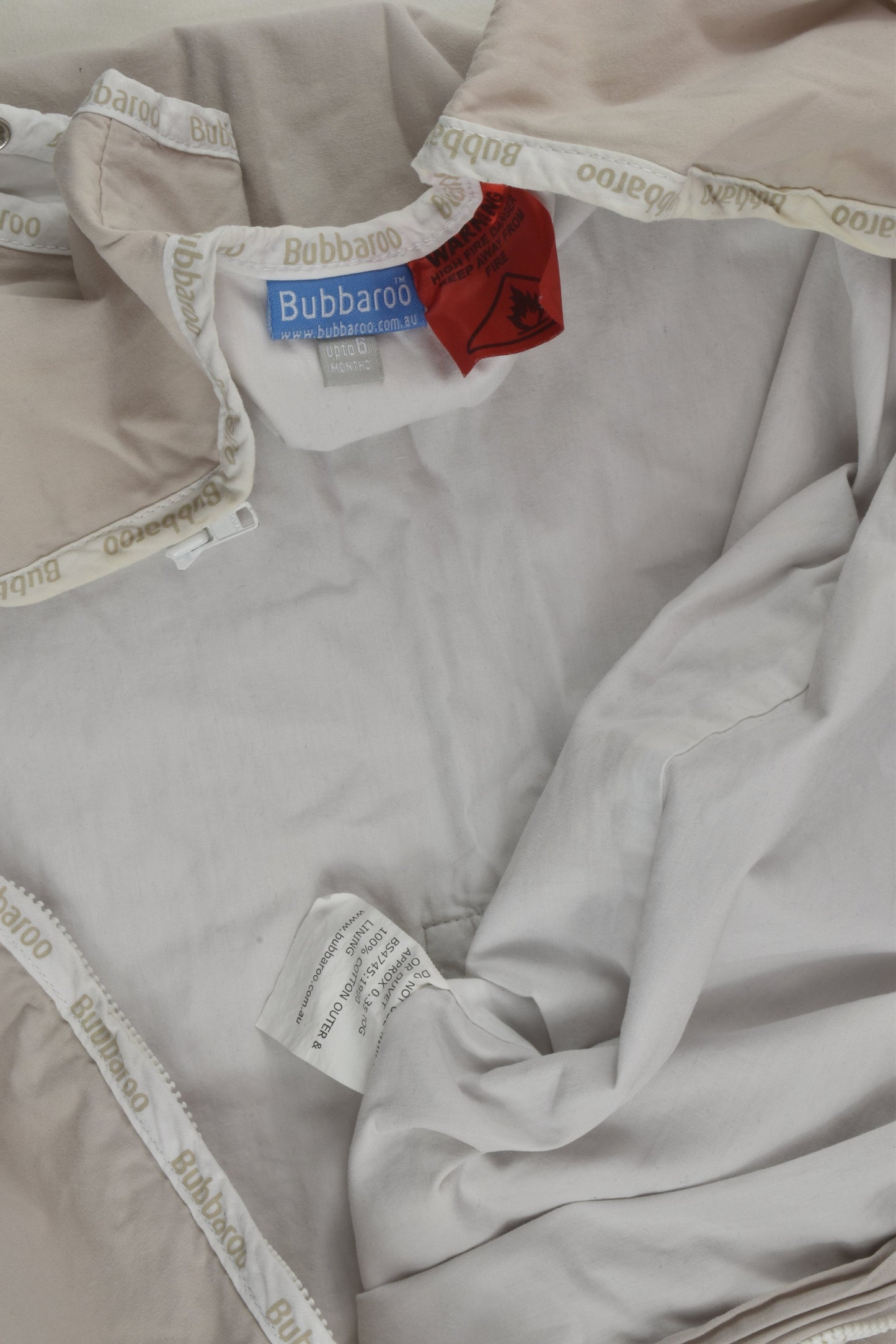 Bubbaroo Size 000-00 (Up to 6 months) Tog 0.35 Sleeping Bag