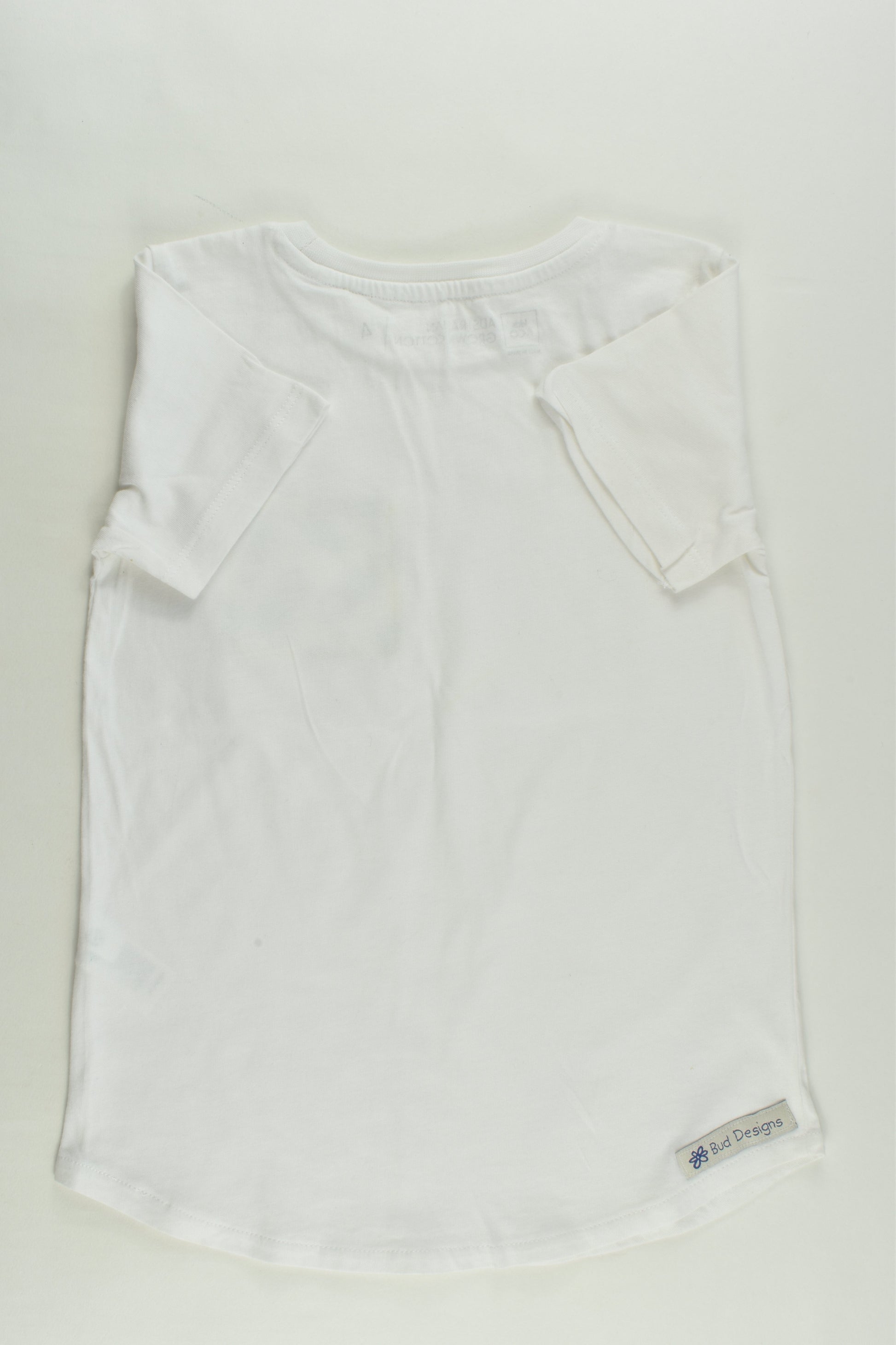 Bud Designs Size 4 Upcycled Pineapple Pocket T-shirt