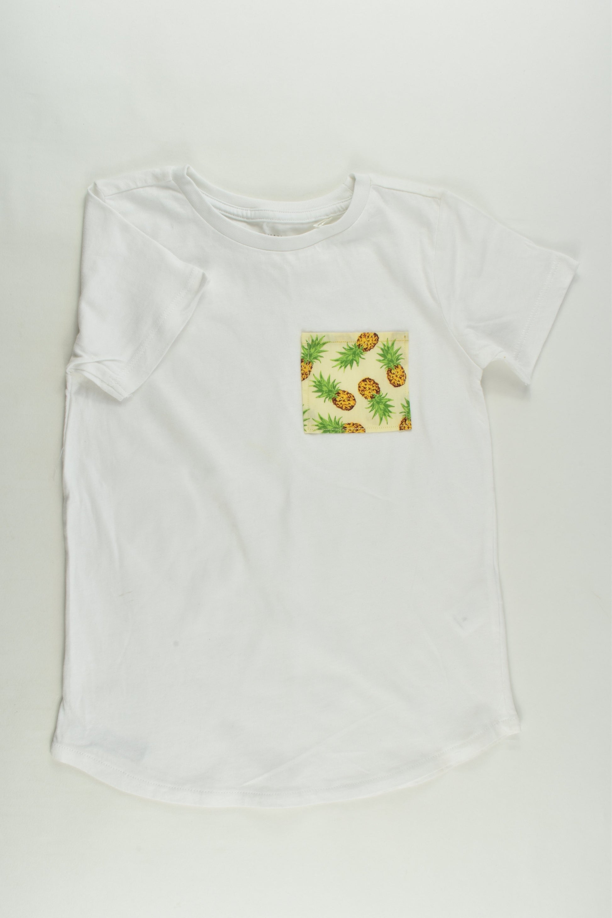 Bud Designs Size 4 Upcycled Pineapple Pocket T-shirt