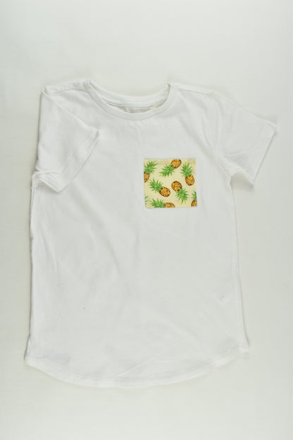 Bud Designs Size 4 Upcycled Pineapple Pocket T-shirt