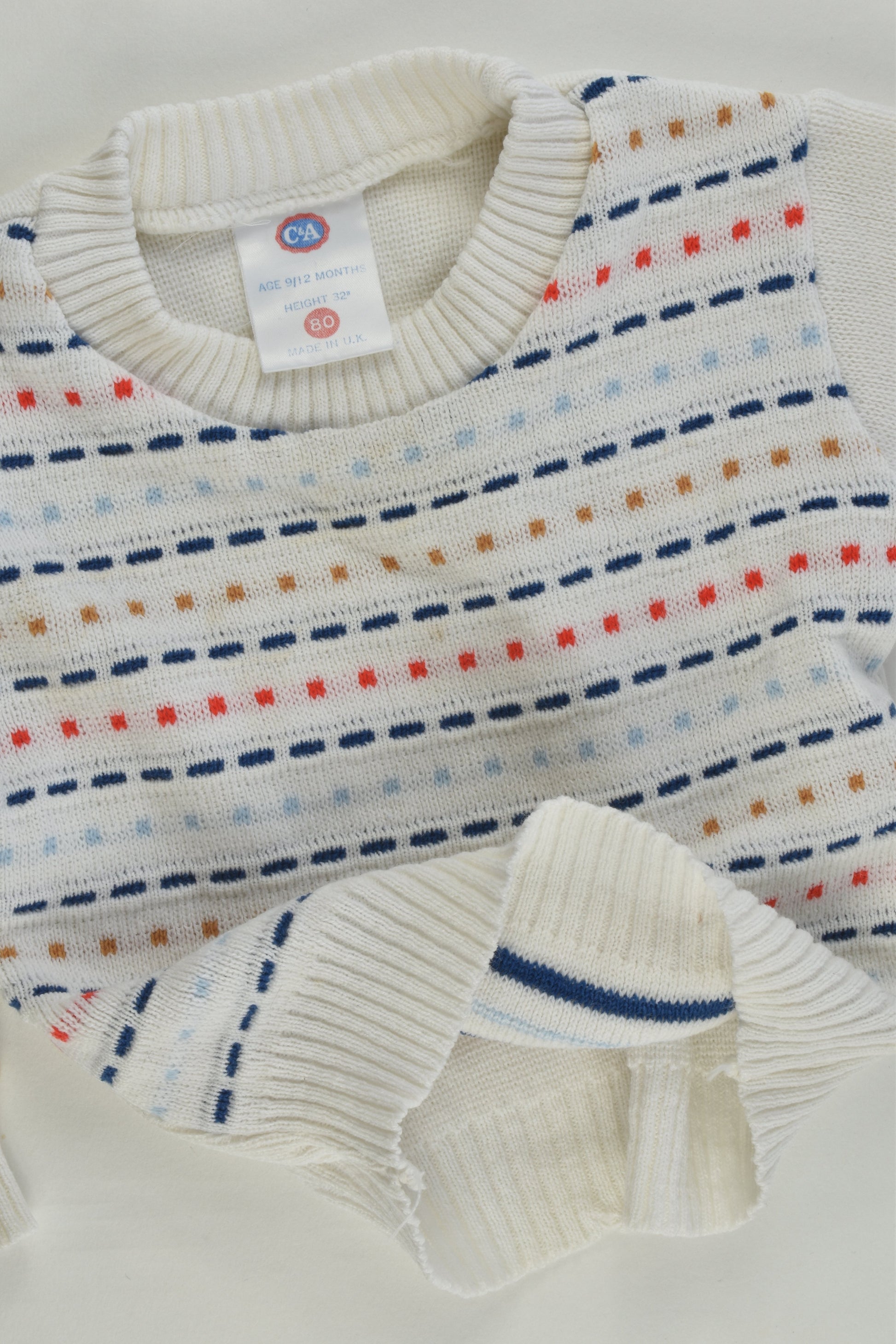 C&A Size 0 Vintage Knit Jumper