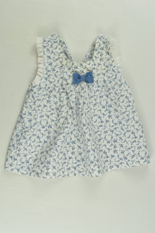 Calamaro Size 00 (6 months) Floral Dress