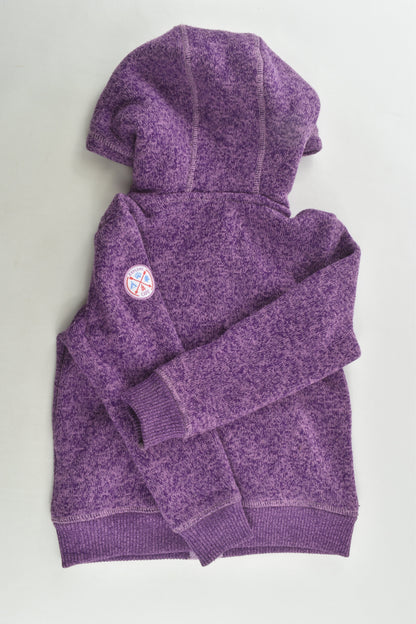 Cape Size 4 Purple Zip Jumper