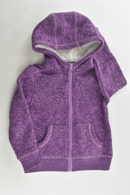 Cape Size 4 Purple Zip Jumper