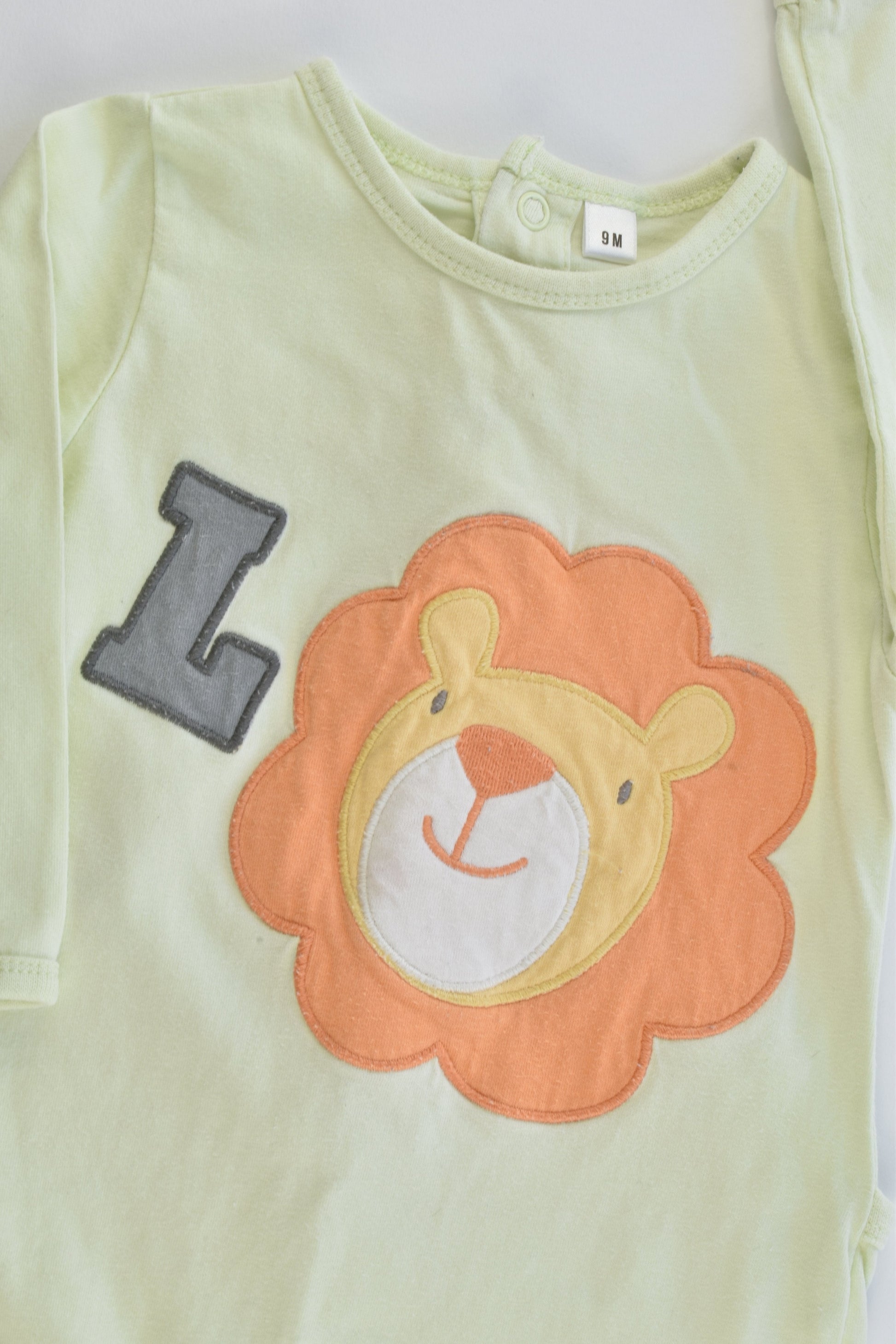 Carrefour (Spain) Size 0 (9 months) Footed Lion Romper