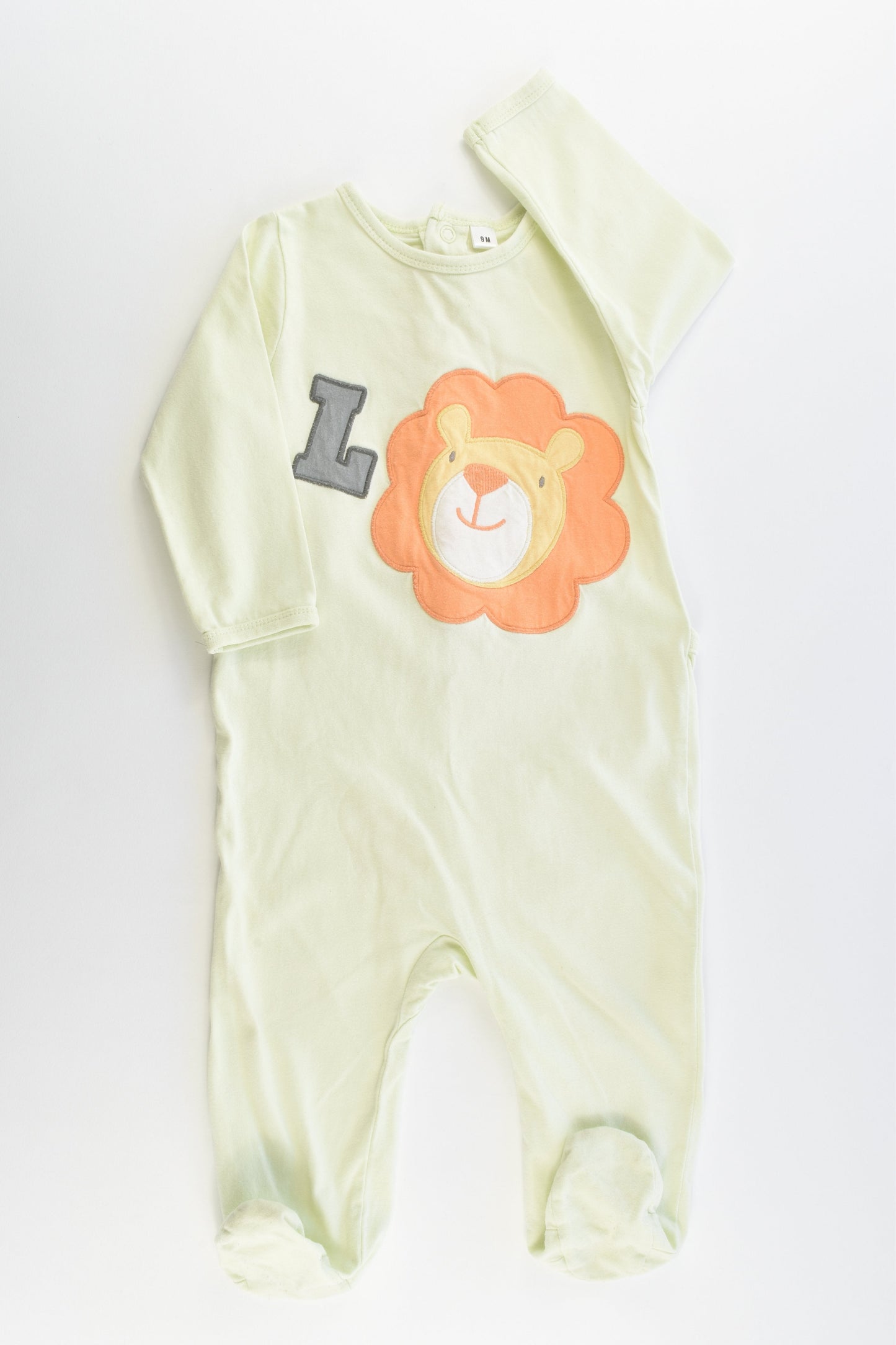 Carrefour (Spain) Size 0 (9 months) Footed Lion Romper