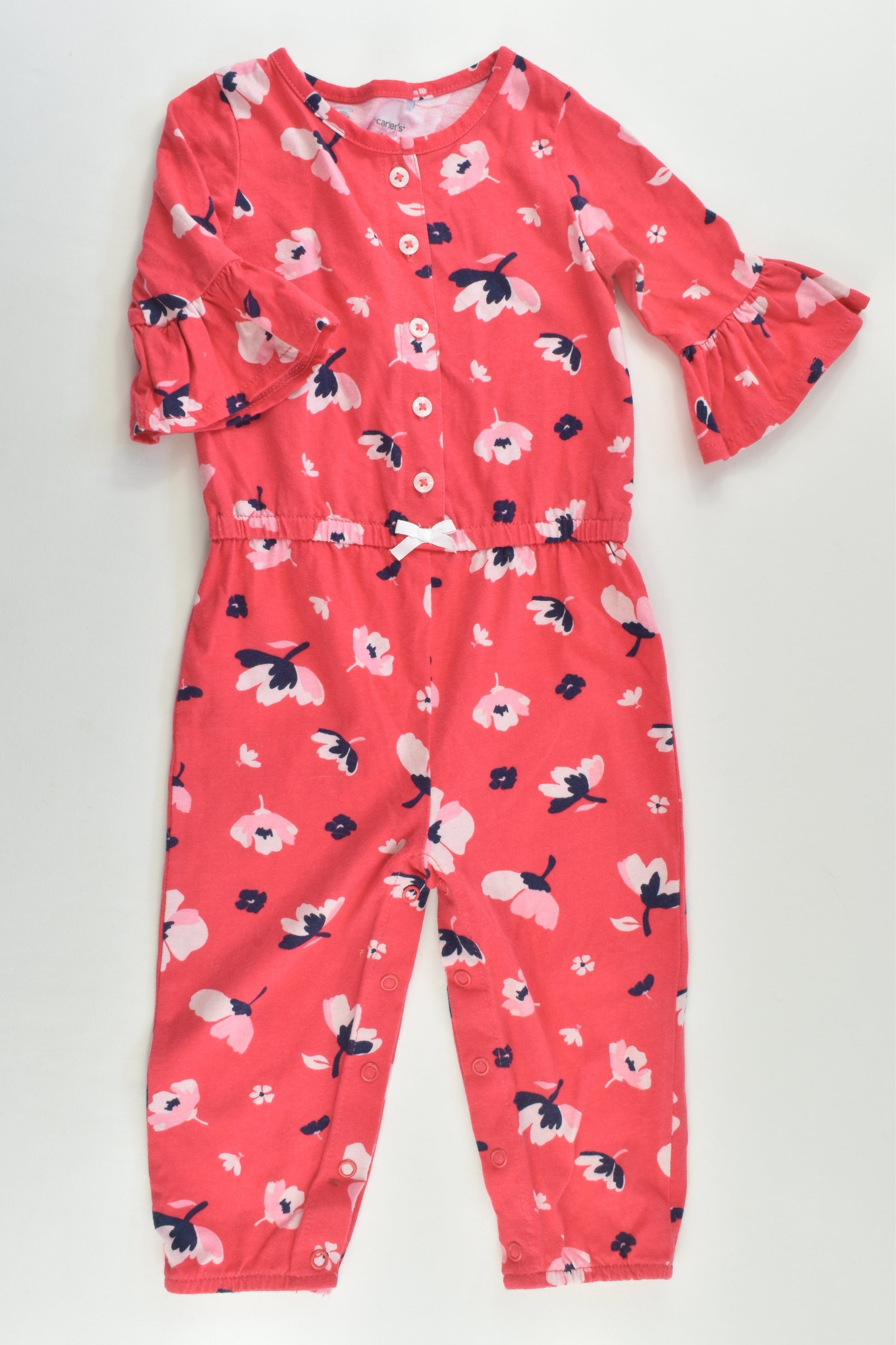 Carter's Size 0 (12 months) Floral Playsuit