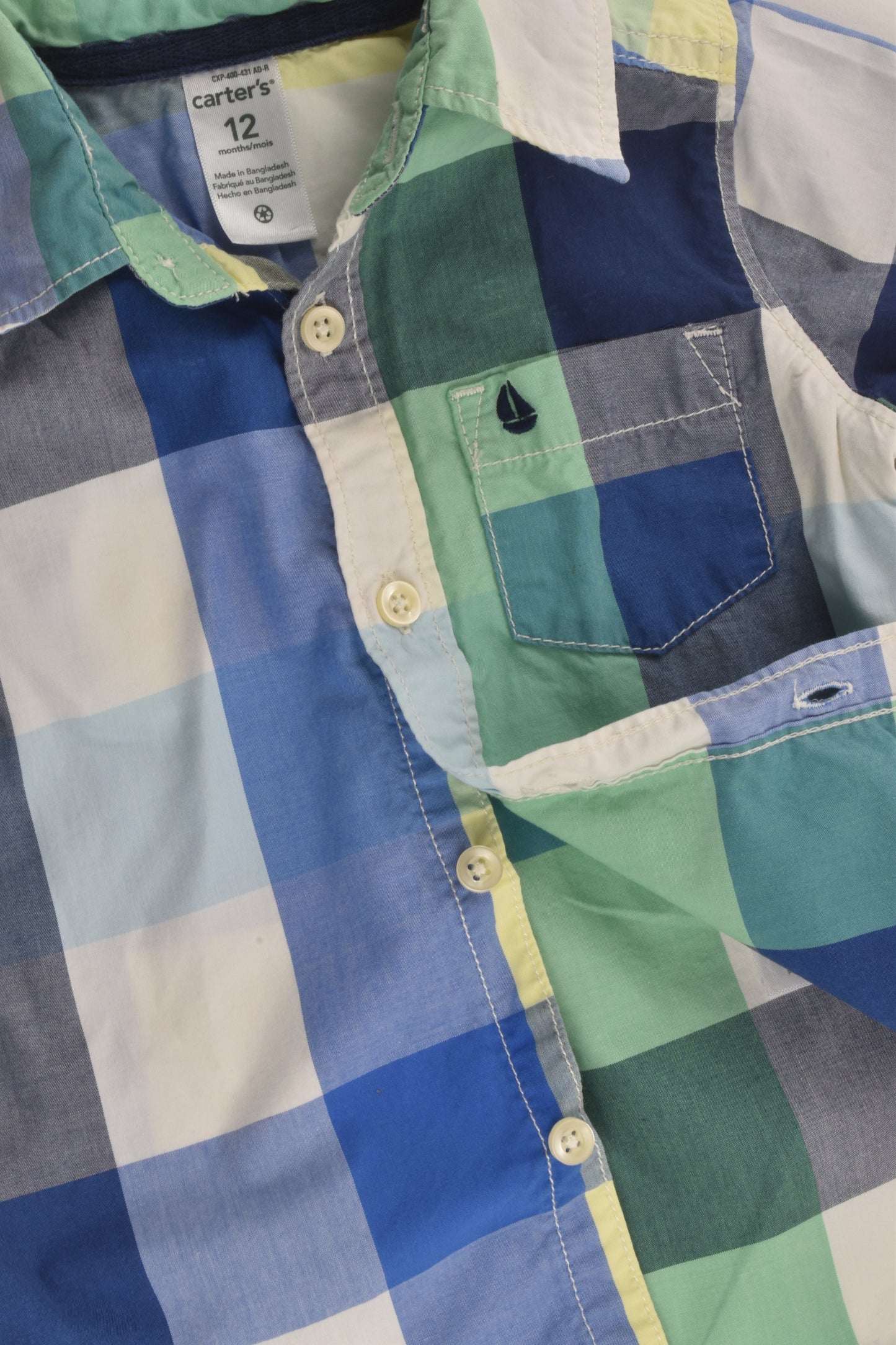 Carter's Size 0 (12 months) Shirt