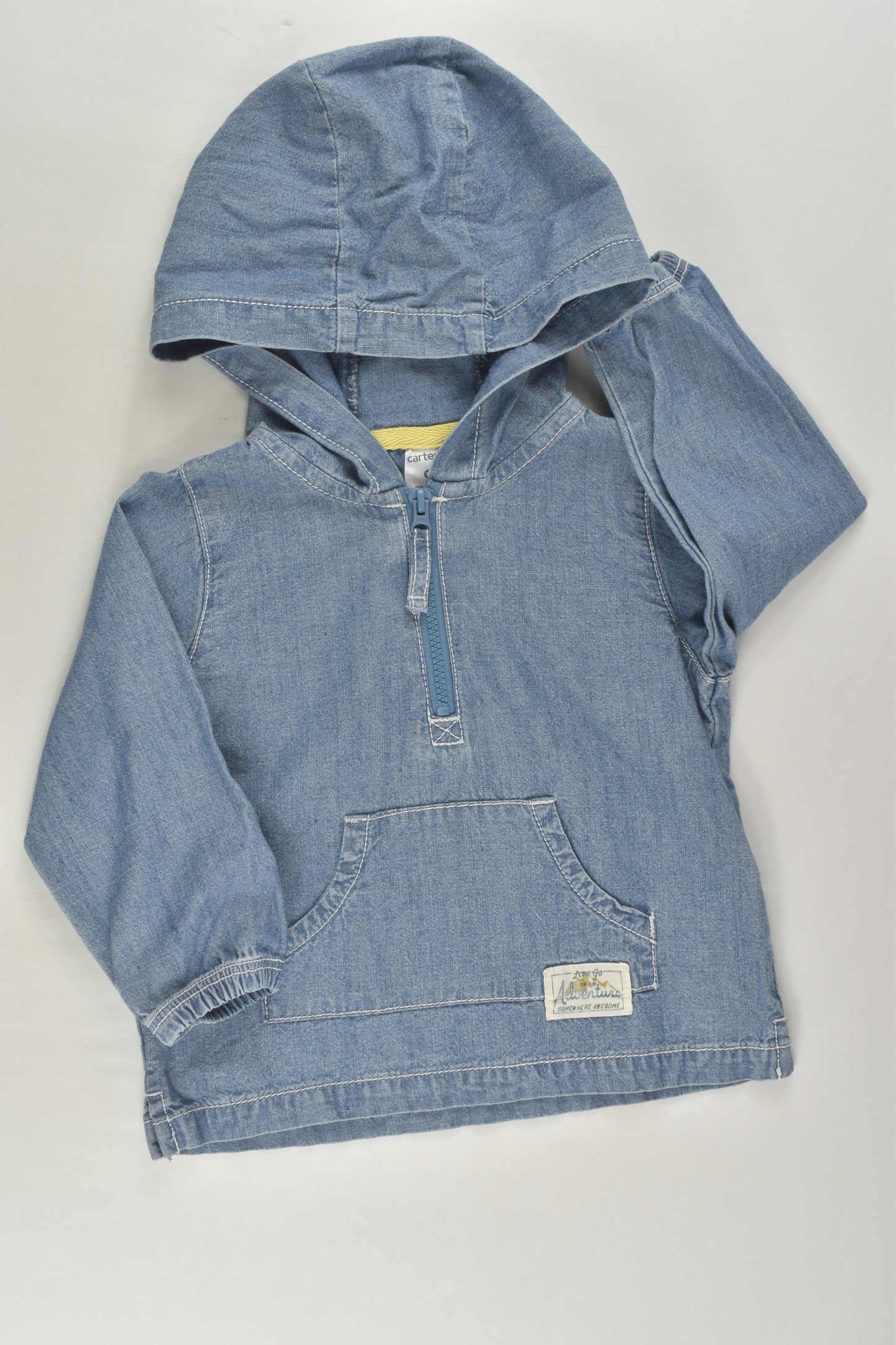 Carter's Size 0 (9 months) Denim Jumper