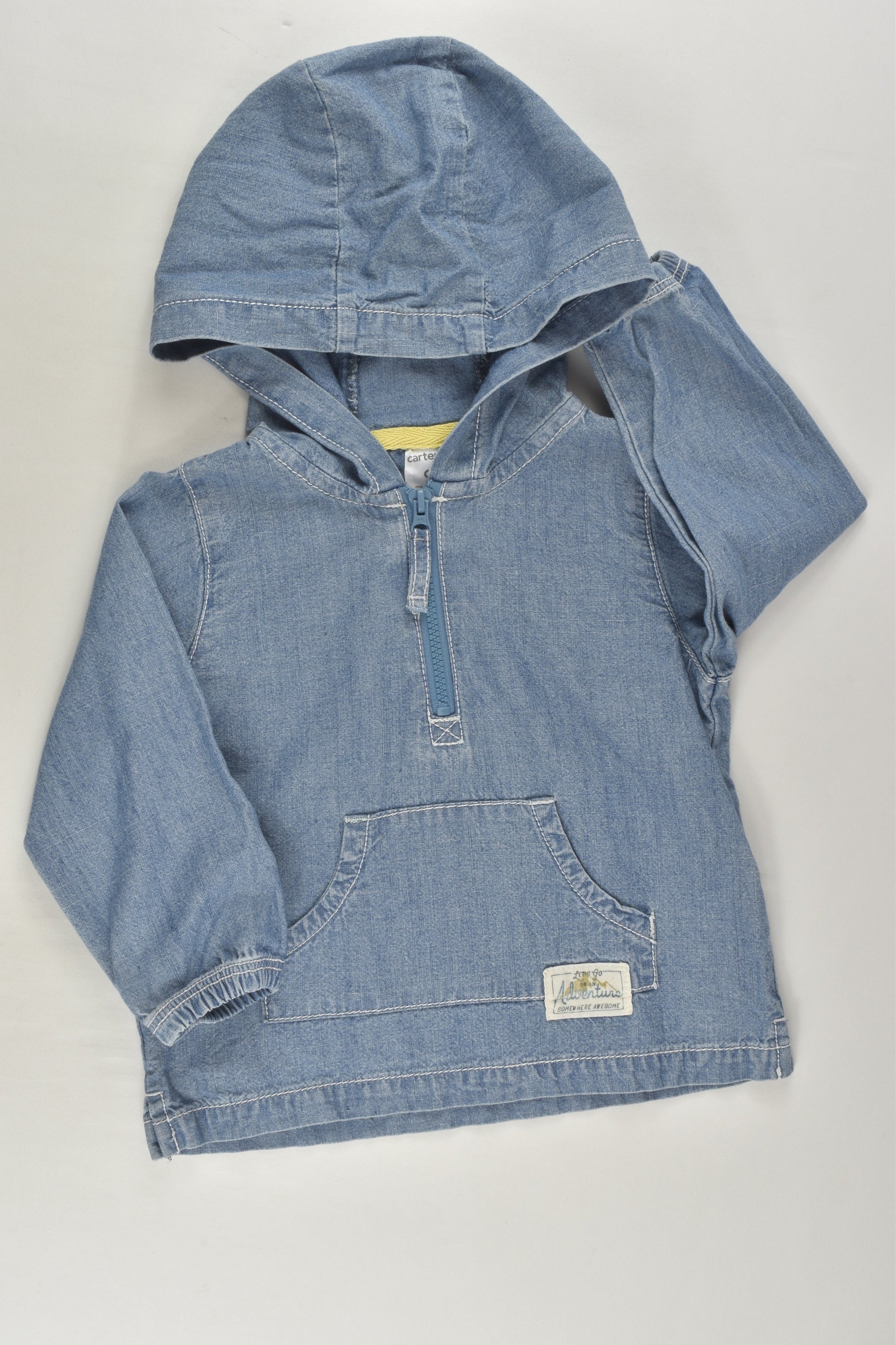 Carter's Size 0 (9 months) Denim Jumper
